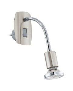 Eglo Mini 4 LED stekkerlamp 92933 chroom