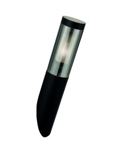 Searchlight Batton 93901BK gerookt buiten wandlamp
