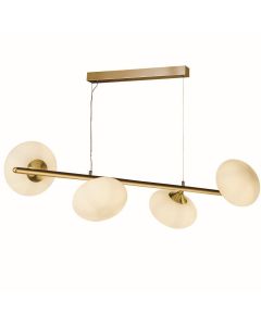 Searchlight Pebble 94041-4GO goudkleurige hanglamp