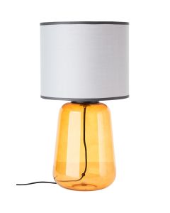 Brilliant Hydra 94546/22 geel met grijze tafellamp