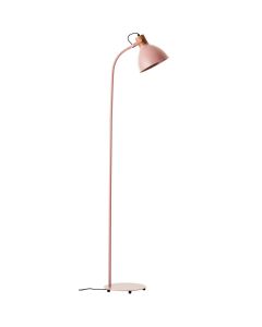 Brilliant Erena 94556/04 roze vloerlamp met hout
