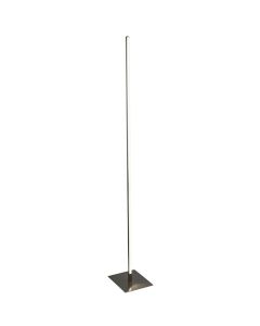Searchlight Tribeca EU96383-1SS staal kleurige vloerlamp met touchdimmer