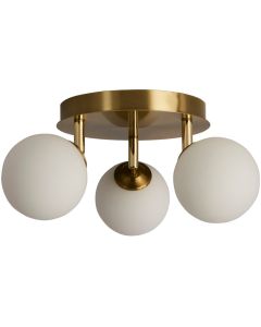 Searchlight Crosby 96913-3GO goud kleurige plafondspot