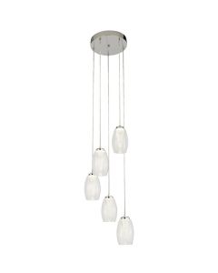 Searchlight Cyclone 97291-5CL chromen hanglamp