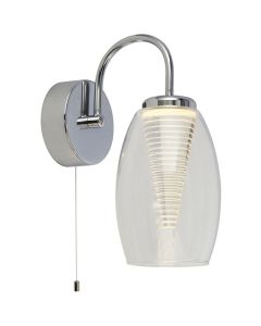 Searchlight Cyclone 97292-1CL chromen wandlamp