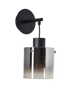Wandlamp Simonis rookglas 34cm