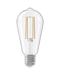 Calex Rustiek ST64 Straight filament 220-240V 4.5W 470lm 2700K E27 Dimbaar met LED dimmer 
