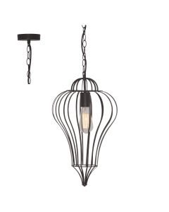 Freelight Divide H1302Z hanglamp zwart