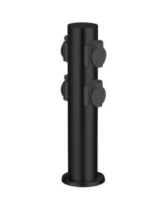Buitenstopcontact Dody zwart 40cm