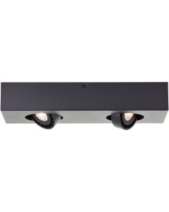 Brilliant Doro G99721/76 zwarte dubbele spot