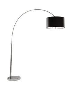 Searchlight Giant Arc EU1013CC chromen booglamp met zwarte kap