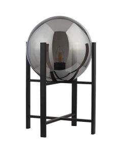 Searchlight Amsterdam EU1029-1SM zwarte tafellamp