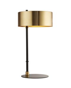 Searchlight Knox EU20224-1GO zwart met goudkleurige tafellamp
