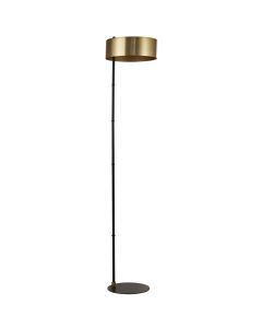 Searchlight Knox EU20225-1GO zwart met goud kleurige vloerlamp