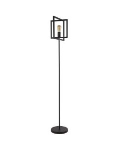 Searchlight Plaza EU23202-1BK zwarte vloerlamp