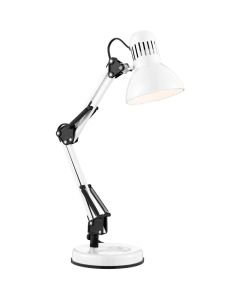 Searchlight Desk EU2429Wh witte bureaulamp