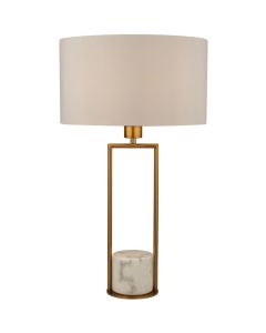 Searchlight Claire EU2871GO goud kleurige tafellamp