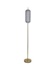 Vloerlamp Capsule messing 154cm