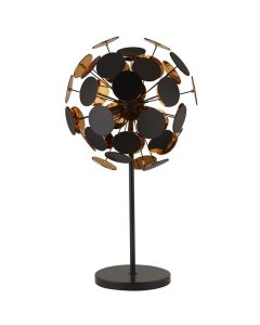 Searchlight Discus EU3070BG zwarte tafellamp