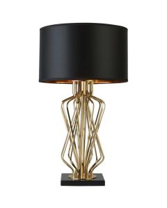 Searchlight Ethan EU4110GO goudkleurige tafellamp
