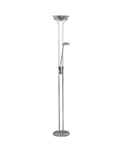 Searchlight Mother EU5430CC chromen uplighter met leeslamp
