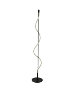 Vloerlamp Serpent zwart 141cm