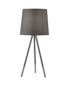 Tafellamp Rio EU60421GY grijze tafellamp met driepoot