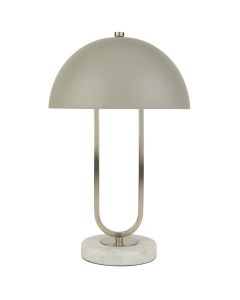Searchlight Dome EU60949GY grijs metalen tafellamp