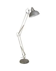 Searchlight Goliath EU8082GY grijze met chromen vloerlamp