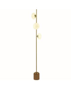 Searchlight Pebble EU94040-3GO goudkleurige vloerlamp