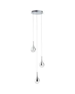Brilliant Frizzante G93423/15 hanglamp chroom 