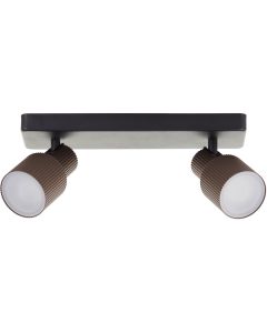 Brilliant Cadiz G01413/76 zwart met koffiebruine spot