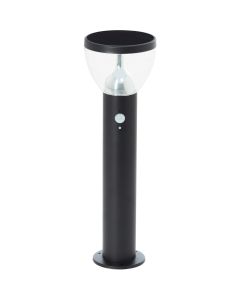 Brilliant Tulip G40411/06 zwarte sokkellamp met solar