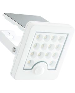 Brilliant Luton G40420/05 witte schijnwerper met zonnepaneel