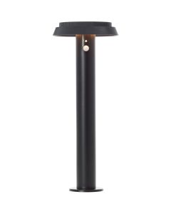 Brilliant Alvero G40431/06 sokkellamp met solar en bewegingsmelder