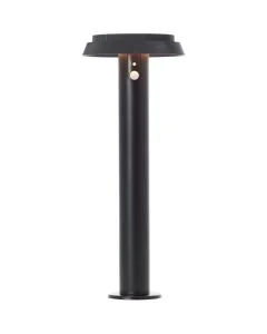 Brilliant Alvero G40431/06 sokkellamp met solar en bewegingsmelder