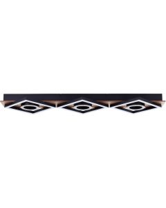 Plafondlamp Maureen hout 88cm