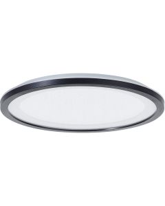 Brilliant Mosako G80545/76 zwarte plafonniere met glittereffect