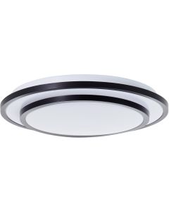 Plafonniere Luciano zwart 34cm