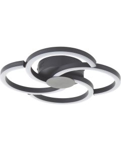 Brilliant Fico G80660/06 zwarte plafondlamp