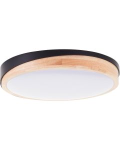 Plafonniere Baarlo zwart 35cm