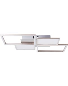Plafondlamp Zelia staal 51cm