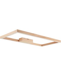 Plafondlamp Delgrosso eik 83cm