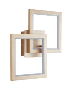 Brilliant Gwyn G99287/54 goudkleurige wandlamp