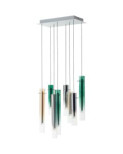 Brilliant Inez G99855/72 meerkleurige hanglamp