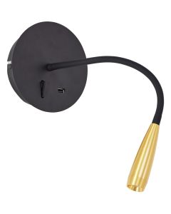 Brilliant Jutta G99946/86 goud kleurige wandspot