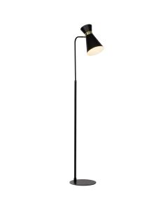 Brilliant Goldy 64458/86 vloerlamp zwart