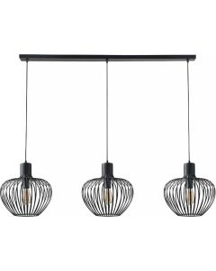 Freelight Arraffone H8303Z zwart metalen hanglamp