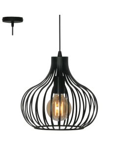 Freelight Aglio H7841Z hanglamp zwart 