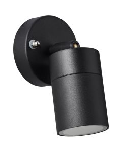 Brilliant Jandy 90965A06 mat zwart kantelbaar buiten spotje